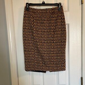 Mossimo Supply Co. Black and Brown Pencil Skirt